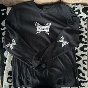 VANS butterfly long sleeve shirt. Size small, never worn.